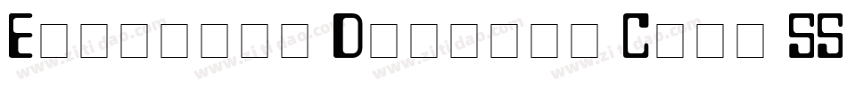 Eyechart Display Caps SSi字体转换